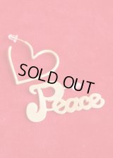 ♡Peace　フープピアス