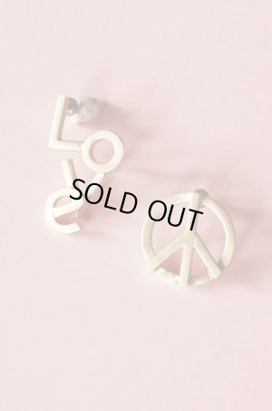 画像1: Love　☮ ピアス