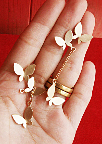 画像: Butterfly Garden ピアス