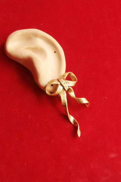 画像: Antique Ribbon　片耳イヤリング