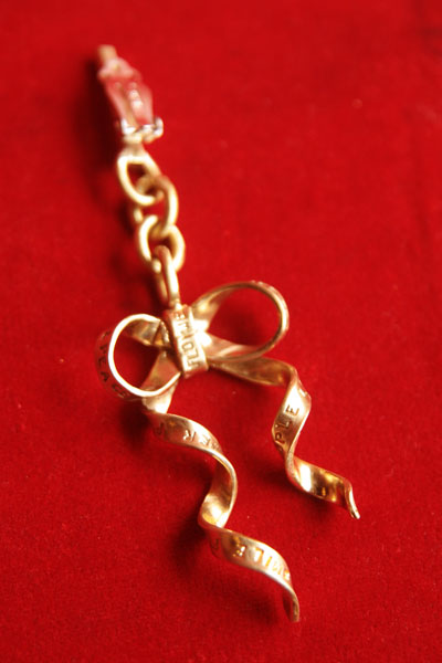 画像: Chain Antique Ribbon　片耳イヤリング