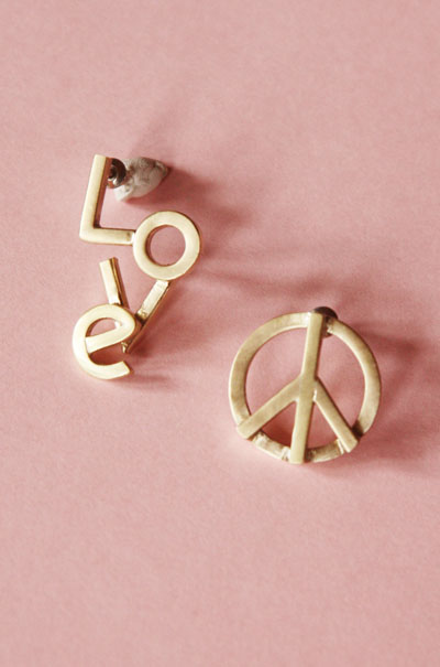 画像1: Love　☮ ピアス