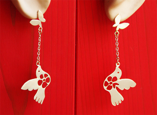 画像: Bird　Symmetry　ピアス